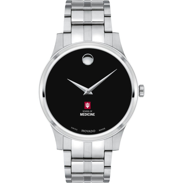 IU School of Medicine Men&#39;s Movado Collection Stainless Steel Watch with Black Dial Shot #2