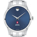 IU School of Medicine Men's Movado Collection Stainless Steel Watch with Blue Dial