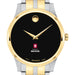 IU School of Medicine Men's Movado Collection Two-Tone Watch with Black Dial