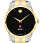 IU School of Medicine Men's Movado Collection Two-Tone Watch with Black Dial Shot #1