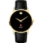 IU School of Medicine Men's Movado Gold Museum Classic Leather Shot #2