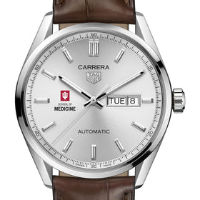 IU School of Medicine Men&#39;s TAG Heuer Automatic Day/Date Carrera with Silver Dial Shot #1