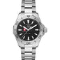 IU School of Medicine Men's TAG Heuer Steel Aquaracer with Black Dial Shot #2