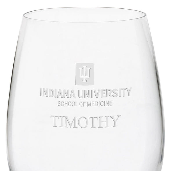 IU School of Medicine Red Wine Glasses - Set of 2 Shot #3