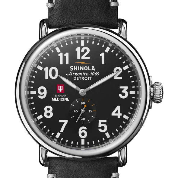 IU School of Medicine Shinola Watch, The Runwell 47 mm Black Dial Shot #1