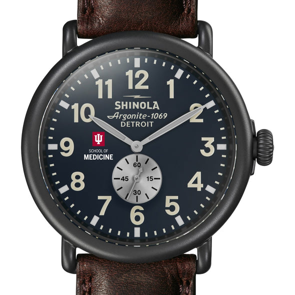 IU School of Medicine Shinola Watch, The Runwell 47 mm Midnight Blue Dial Shot #1