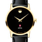 IU School of Medicine Women's Movado Gold Museum Classic Leather Shot #1