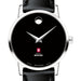 IU School of Medicine Women's Movado Museum with Leather Strap