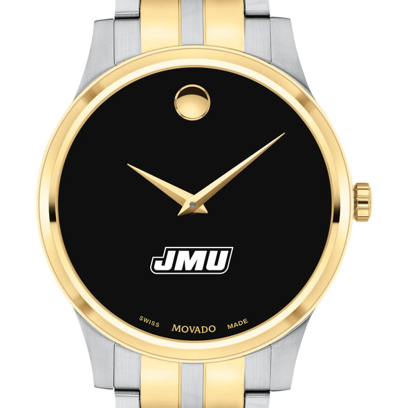 James Madison Men&#39;s Movado Collection Two-Tone Watch with Black Dial Shot #1