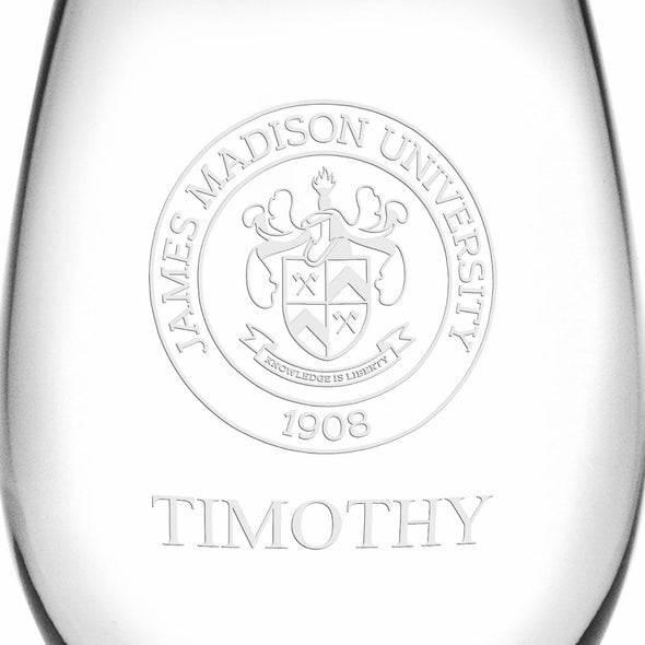 James Madison Stemless Wine Glasses Made in the USA Shot #3