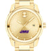 James Madison University Men's Movado BOLD Gold with Date Window