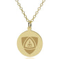 JHU School of Medicine 14K Gold Pendant & Chain Shot #1