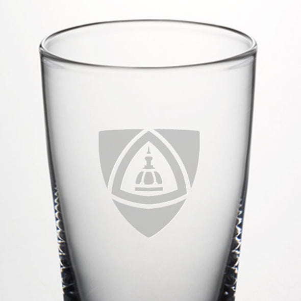 JHU School of Medicine Ascutney Pint Glass by Simon Pearce Shot #2