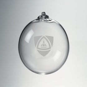 JHU School of Medicine Glass Ornament by Simon Pearce Shot #1