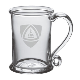 JHU School of Medicine Glass Tankard by Simon Pearce Shot #1