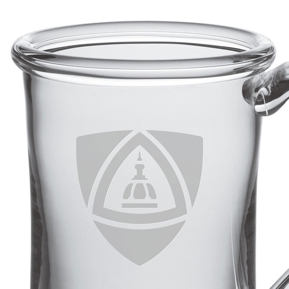 JHU School of Medicine Glass Tankard by Simon Pearce Shot #2