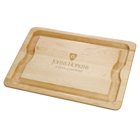 JHU School of Medicine Maple Cutting Board Shot #1