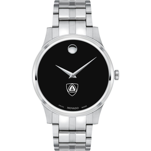 JHU School of Medicine Men&#39;s Movado Collection Stainless Steel Watch with Black Dial Shot #2