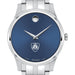 JHU School of Medicine Men's Movado Collection Stainless Steel Watch with Blue Dial