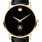 JHU School of Medicine Men's Movado Gold Museum Classic Leather Shot #1