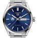 JHU School of Medicine Men's TAG Heuer Carrera with Blue Dial & Day-Date Window