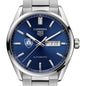 JHU School of Medicine Men's TAG Heuer Carrera with Blue Dial & Day-Date Window Shot #1