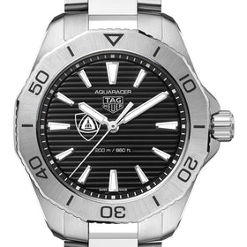 JHU School of Medicine Men&#39;s TAG Heuer Steel Aquaracer with Black Dial Shot #1