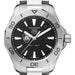 JHU School of Medicine Men's TAG Heuer Steel Aquaracer with Black Dial