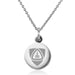 JHU School of Medicine Necklace with Charm in Sterling Silver