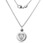 JHU School of Medicine Necklace with Charm in Sterling Silver Shot #2