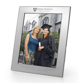 JHU School of Medicine Polished Pewter 8x10 Picture Frame Shot #1