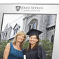 JHU School of Medicine Polished Pewter 8x10 Picture Frame Shot #2