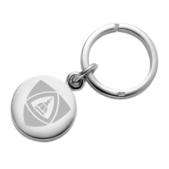 JHU School of Medicine Sterling Silver Insignia Key Ring Shot #1