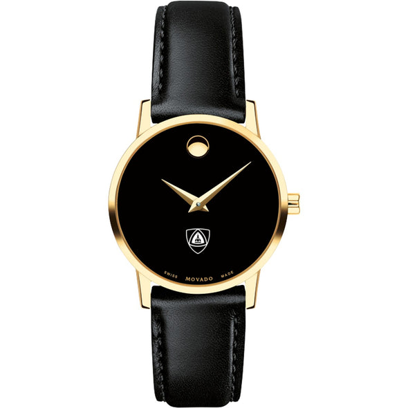 JHU School of Medicine Women&#39;s Movado Gold Museum Classic Leather Shot #2