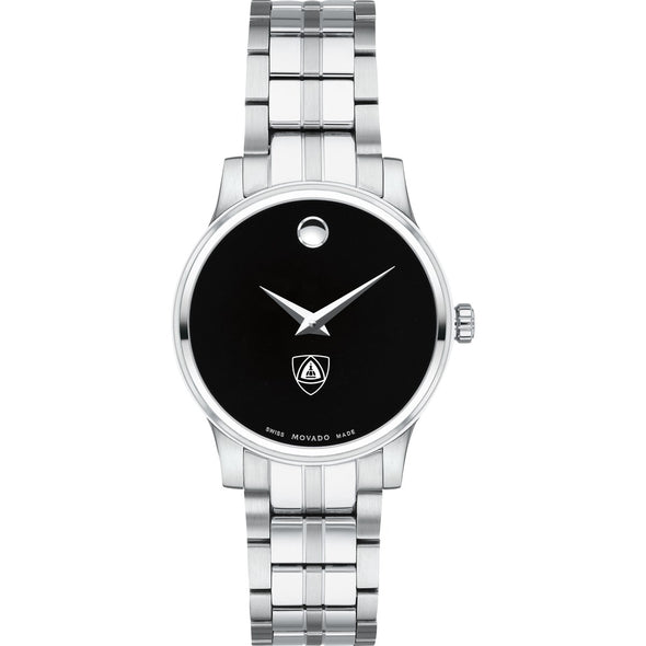 JHU School of Medicine Women&#39;s Movado Stainless Steel Watch with Black Dial Shot #2