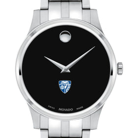 Johns Hopkins Men&#39;s Movado Collection Stainless Steel Watch with Black Dial Shot #1