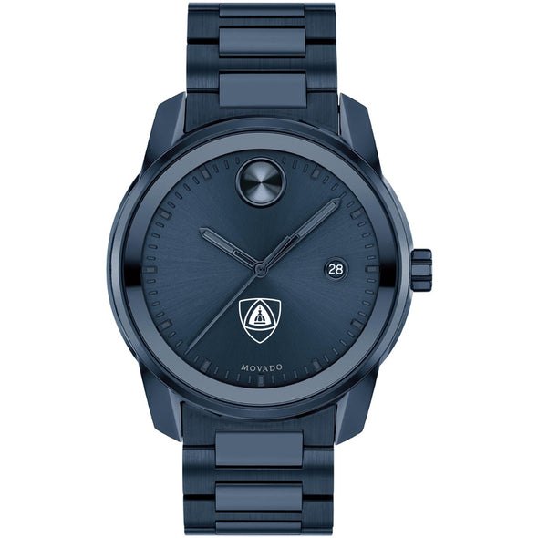 Johns Hopkins School of Medicine Men&#39;s Movado BOLD Blue Ion with Date Window Shot #2