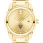 Johns Hopkins University Men's Movado BOLD Gold with Date Window Shot #1