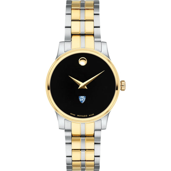 Johns Hopkins Women&#39;s Movado Collection Two-Tone Watch with Black Dial Shot #2