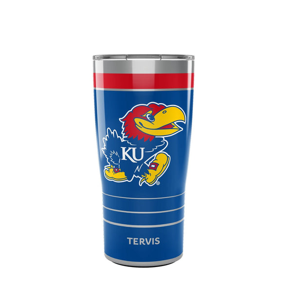 Kansas 20 oz. Stainless Steel Tervis Tumblers with Slider Lids - Set of 2 Shot #1