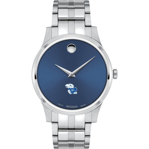 Kansas Men&#39;s Movado Collection Stainless Steel Watch with Blue Dial Shot #2