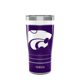 Kansas State 20 oz. Stainless Steel Tervis Tumblers with Slider Lids - Set of 2 Shot #1