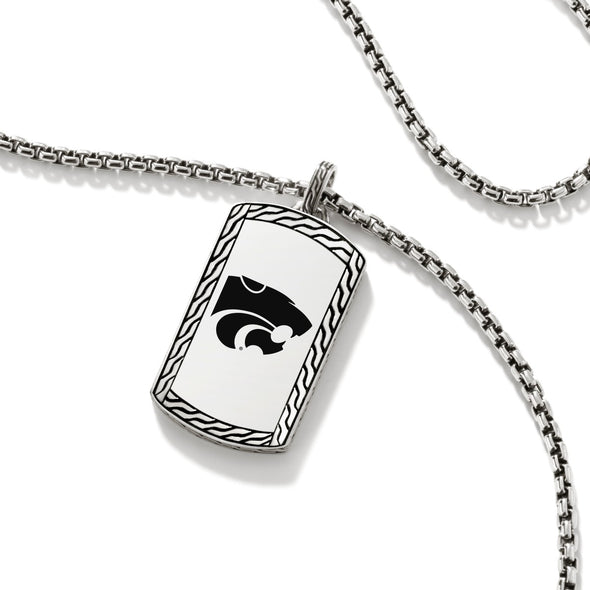 Kansas State Dog Tag by John Hardy with Box Chain Shot #3