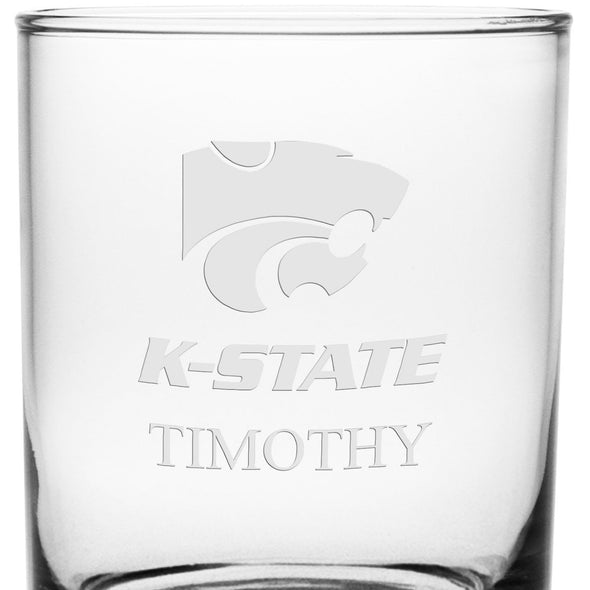 Kansas State Tumbler Glasses - Made in USA Shot #3