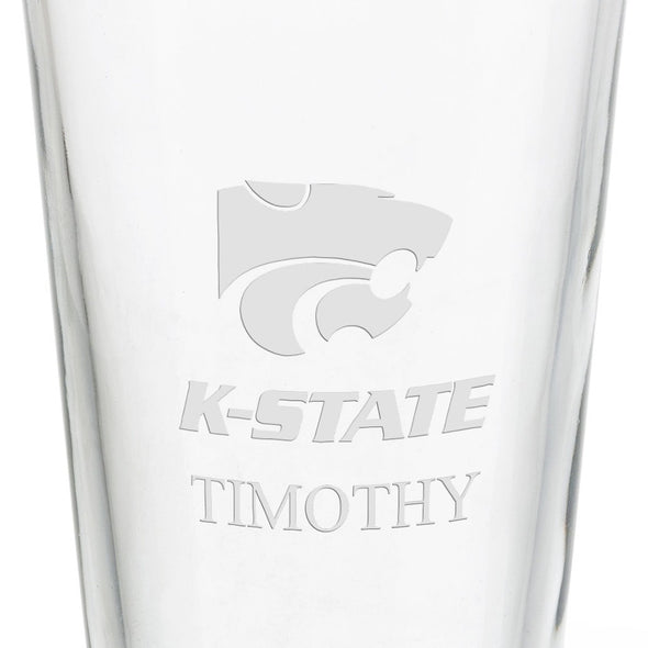 Kansas State University 16 oz Pint Glass Shot #3