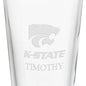 Kansas State University 16 oz Pint Glass Shot #3