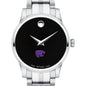 Kansas State Women's Movado Stainless Steel Watch with Black Dial Shot #1