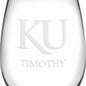 Kansas Stemless Wine Glasses Made in the USA Shot #3