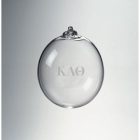 Kappa Alpha Theta Glass Ornament by Simon Pearce Shot #1