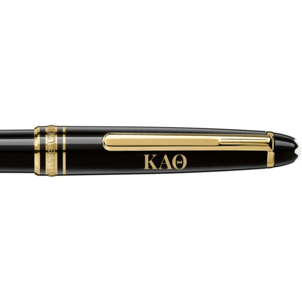 Kappa Alpha Theta Montblanc Meisterstück Classique Ballpoint Pen in Gold Shot #2